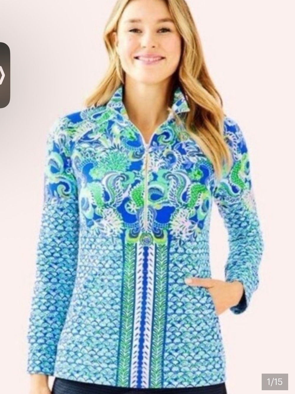 Lilly Pulitzer with Multicolor Print sweatshirt size S